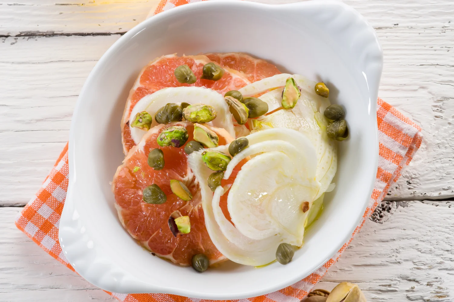 Grapefruit, Fennel & Pistachio Salad